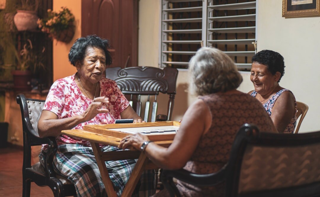 elderly group discussion