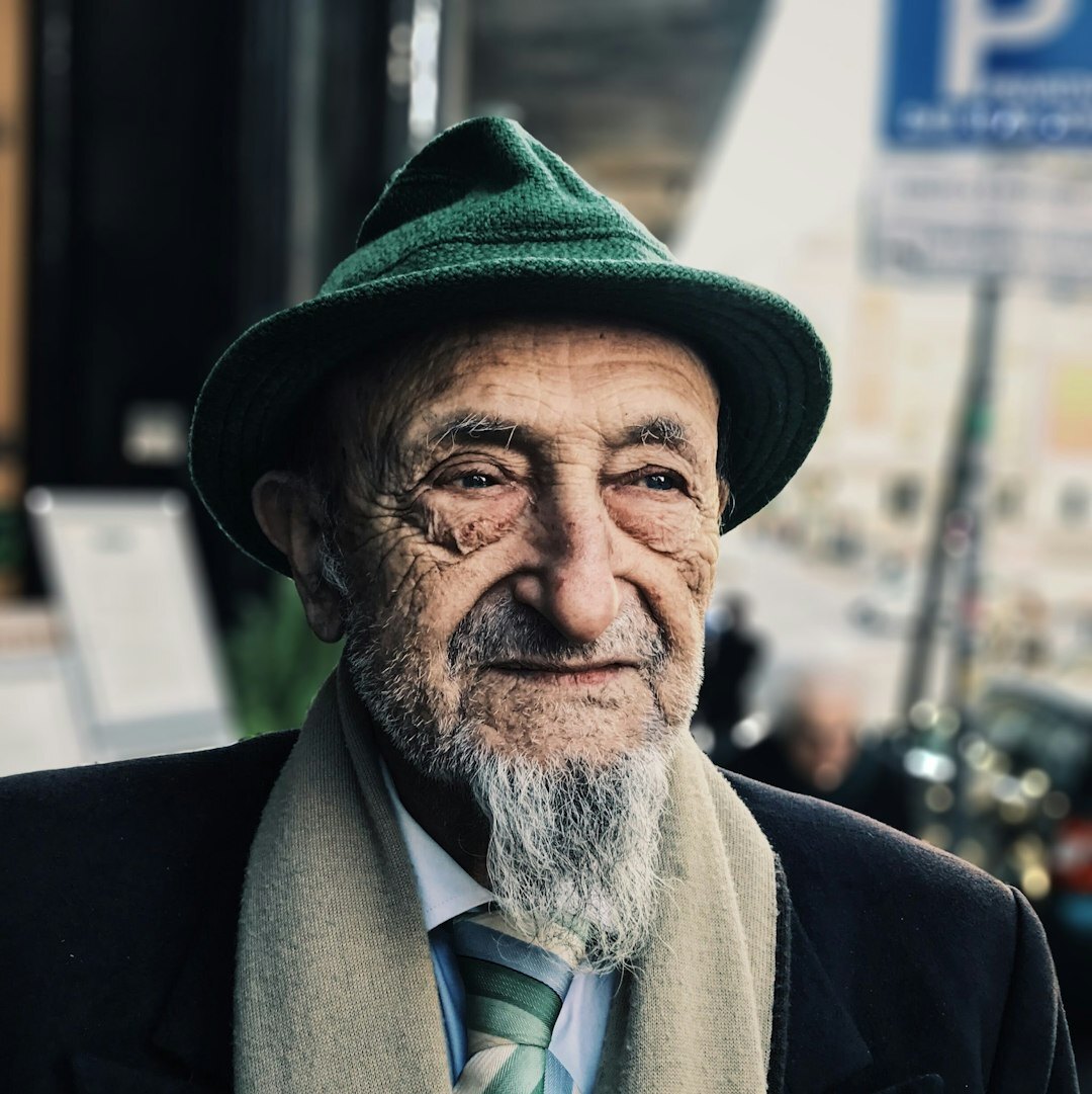 Portrait of a friendly senior Slovak man community manager