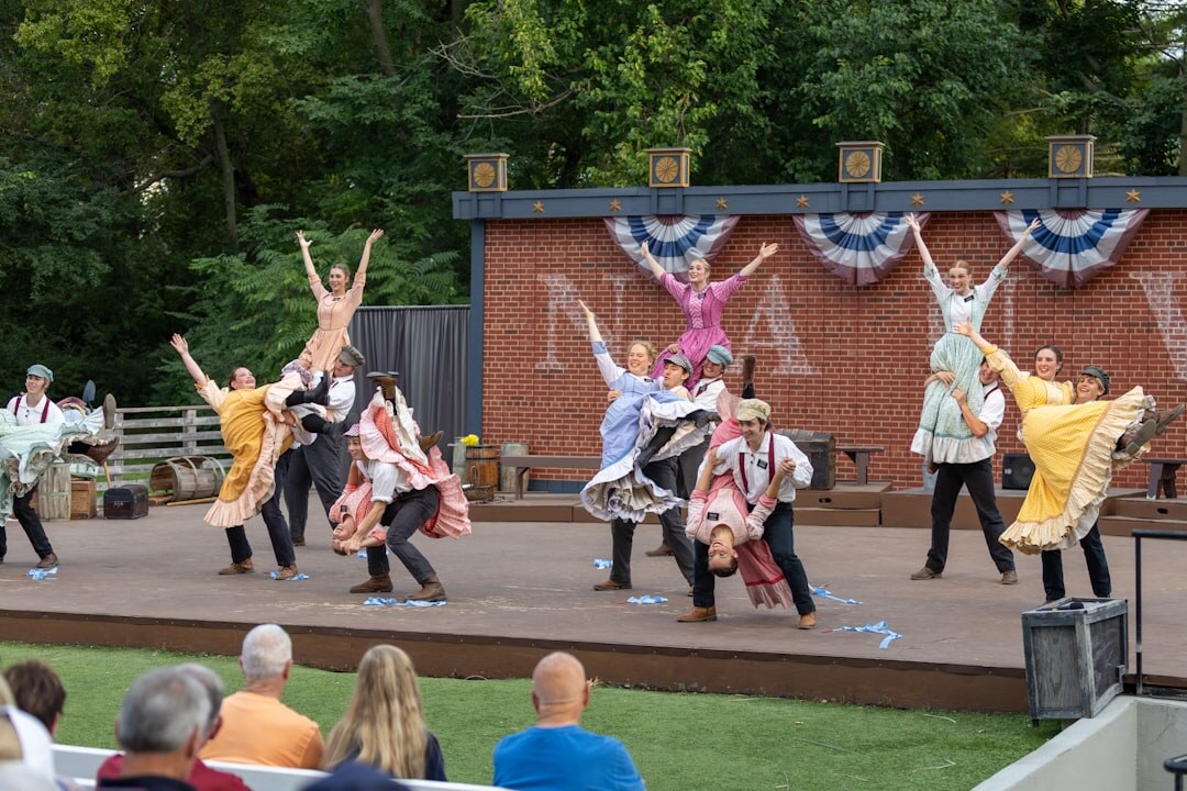 seniors at theater performance